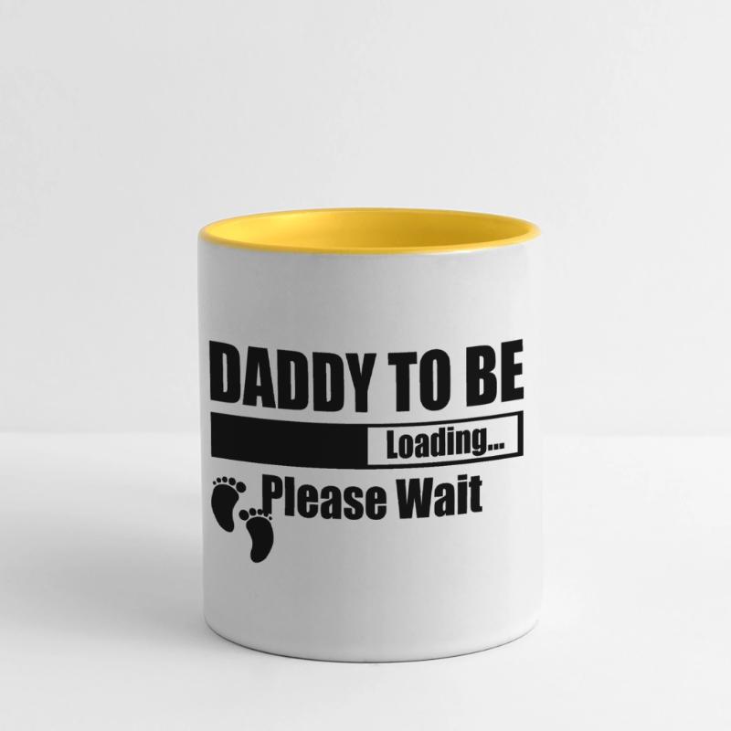 Daddy To Be Loading Please Wait Panoramic Mug