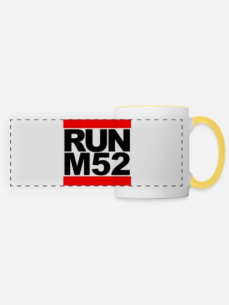 RUN M52 - Panoramatasse - Weiß/Gelb