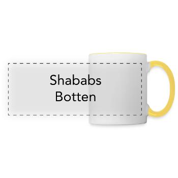 Shababs Botten - Panoramic Mug - white/yellow - Front