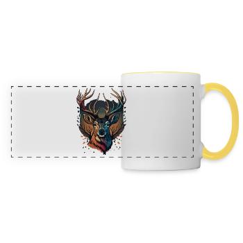 Fawn - Panoramic Mug - white/yellow - Front
