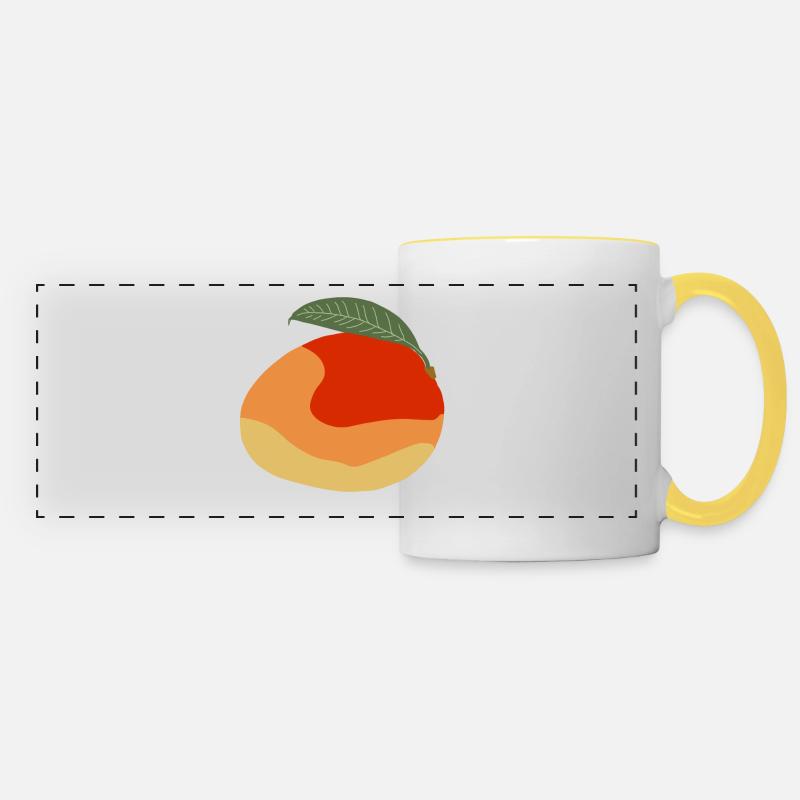 Mango - Panoramatasse - Weiß/Gelb