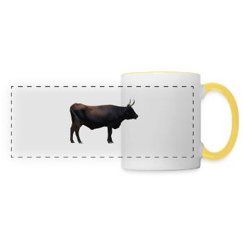 The aurochs is extinct - Panoramic Mug - white/yellow - Front