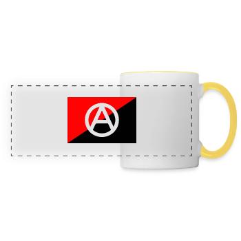 Anarchy - Panoramic Mug - white/yellow - Front