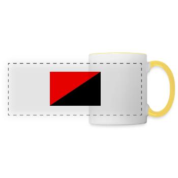 Anarchy - Panoramic Mug - white/yellow - Front
