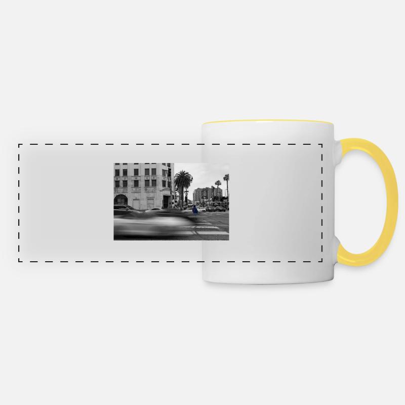 Hollywood Boulevard - Panoramic Mug - white/yellow