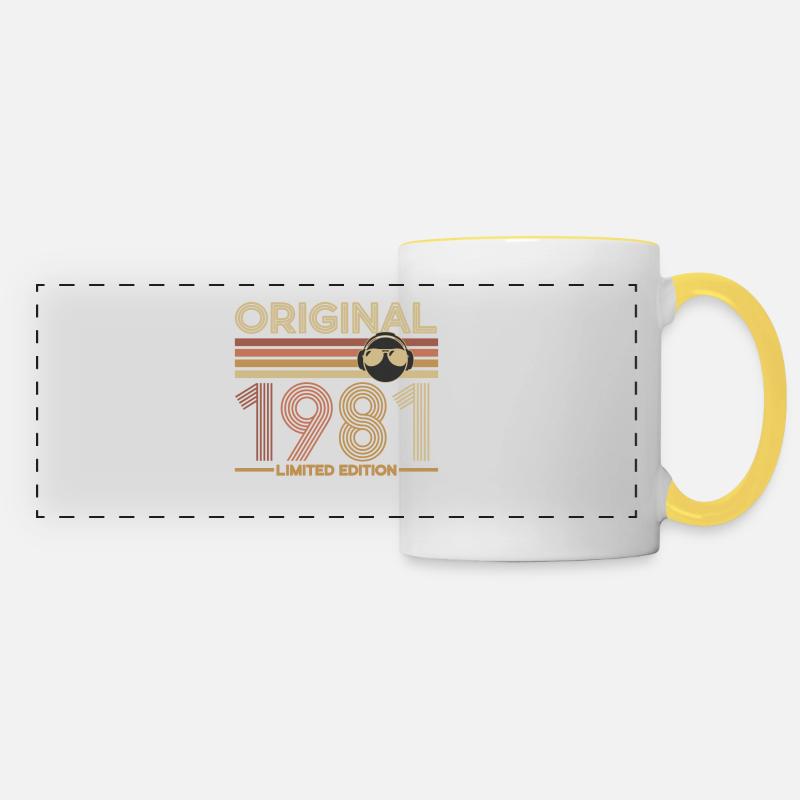 1981 - Panoramic Mug - white/yellow