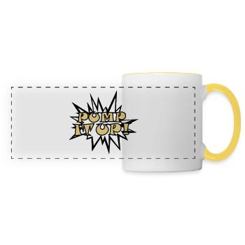 Pump it up - Panoramic Mug - white/yellow - Front