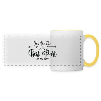 You Are the best - Panoramic Mug - white/yellow - Front
