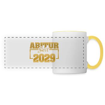 School free 2029 - Panoramic Mug - white/yellow - Front