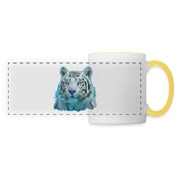 Tiger - Panoramatasse - Weiß/Gelb - Vorne