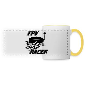 FPV Racer - Panoramatasse - Weiß/Gelb - Vorne