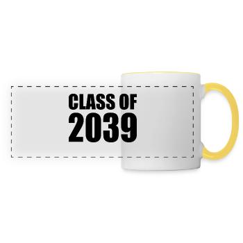 Class of 2039 - Panoramic Mug - white/yellow - Front