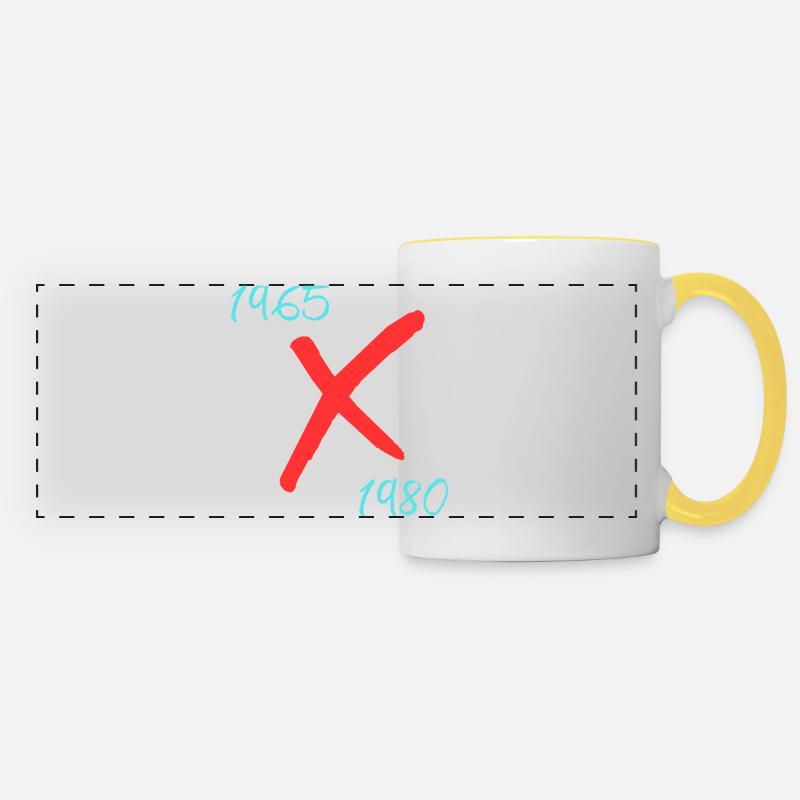 GenX - Panoramic Mug - white/yellow