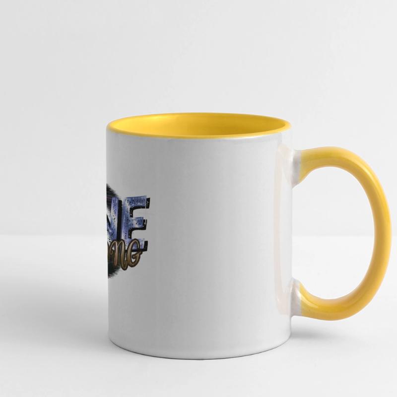 Idée Présent Gamer Hacking Code drôle Hacker Fans Mug panoramique contrasté et blanc