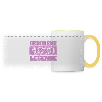 1961 - Panoramic Mug - white/yellow - Front