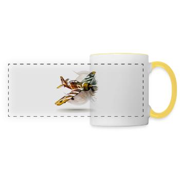 RC models delight people of all ages - Panoramic Mug - white/yellow - Front
