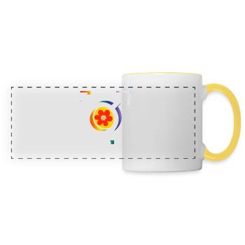 Transgender and LGBTQ+ - Panoramic Mug - white/yellow - Front