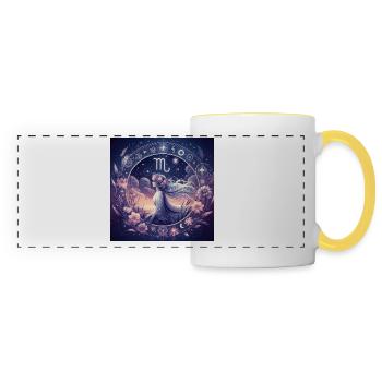 VIRGO -\ Zodiac - Panoramic Mug - white/yellow - Front