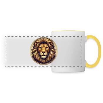 Lion's Head - Panoramic Mug - white/yellow - Front