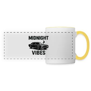 Produits dérivés Vibes - Mug panoramique contrasté et blanc - blanc/jaune - Devant