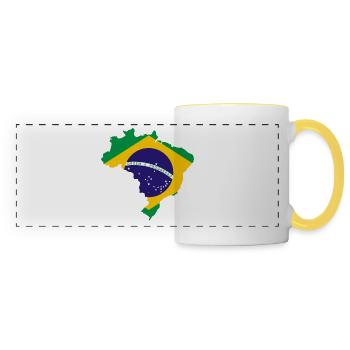 BRAZIL - Panoramic Mug - white/yellow - Front