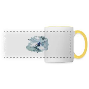 Kayak - Panoramic Mug - white/yellow - Front