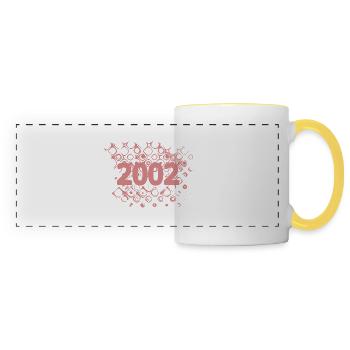 2002 - Panoramic Mug - white/yellow - Front