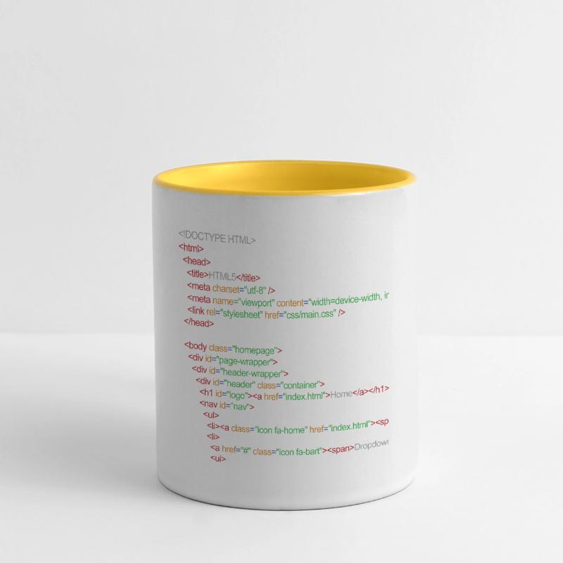 HTML5 code Panoramic Mug