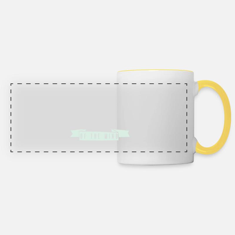 Gute Musik - Panoramic Mug - white/yellow