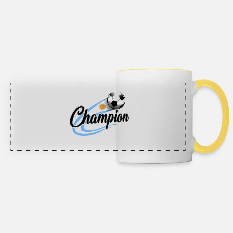 ARGENTINA SOCCER - Panoramic Mug - white/yellow