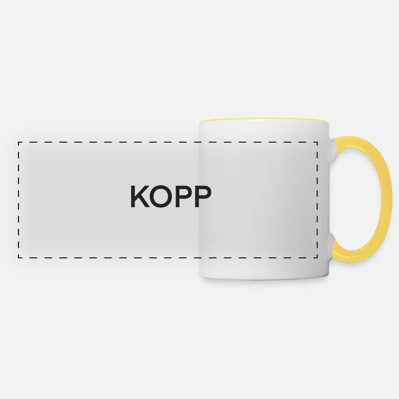 Cup - Panoramic Mug - white/yellow