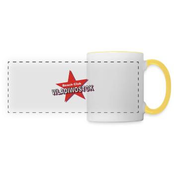 Beach Club - Panoramic Mug - white/yellow - Front