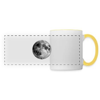 Moon - Panoramatasse - Weiß/Gelb - Vorne