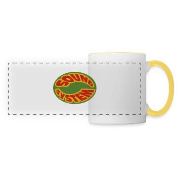 Sound System - Panoramic Mug - white/yellow - Front