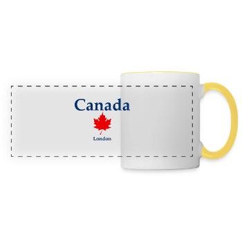 London - Ontario - Canada - Kanada - Panoramatasse - Weiß/Gelb - Vorne