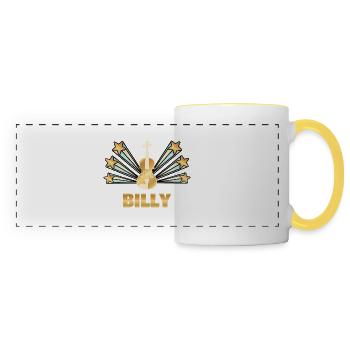 Billy - Panoramatasse - Weiß/Gelb - Vorne