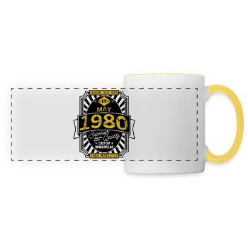 1980 MAY - Panoramic Mug - white/yellow - Front