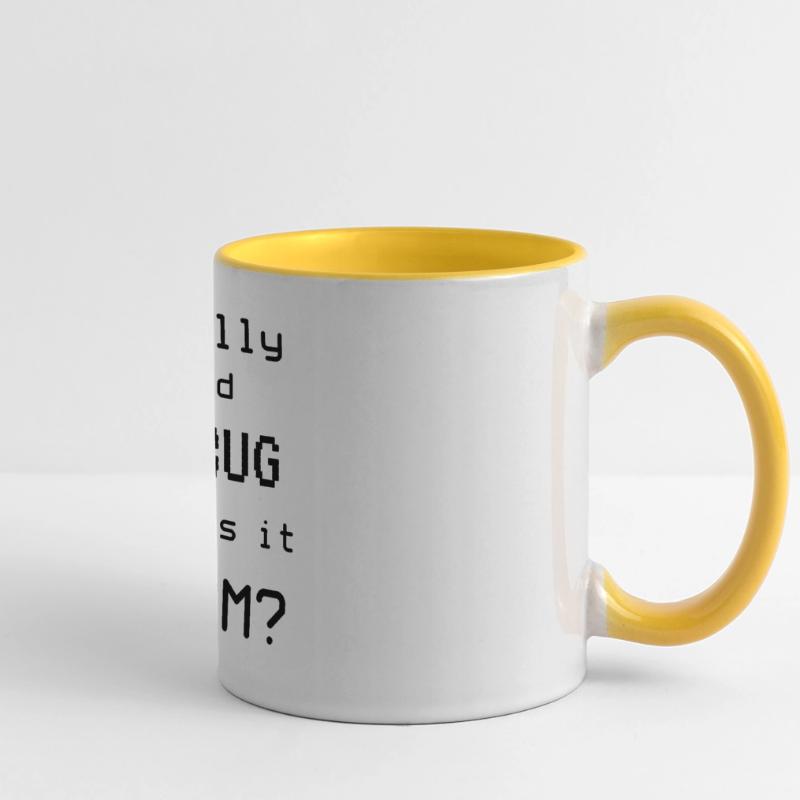 Programmer Meme I found the bug Panoramic Mug