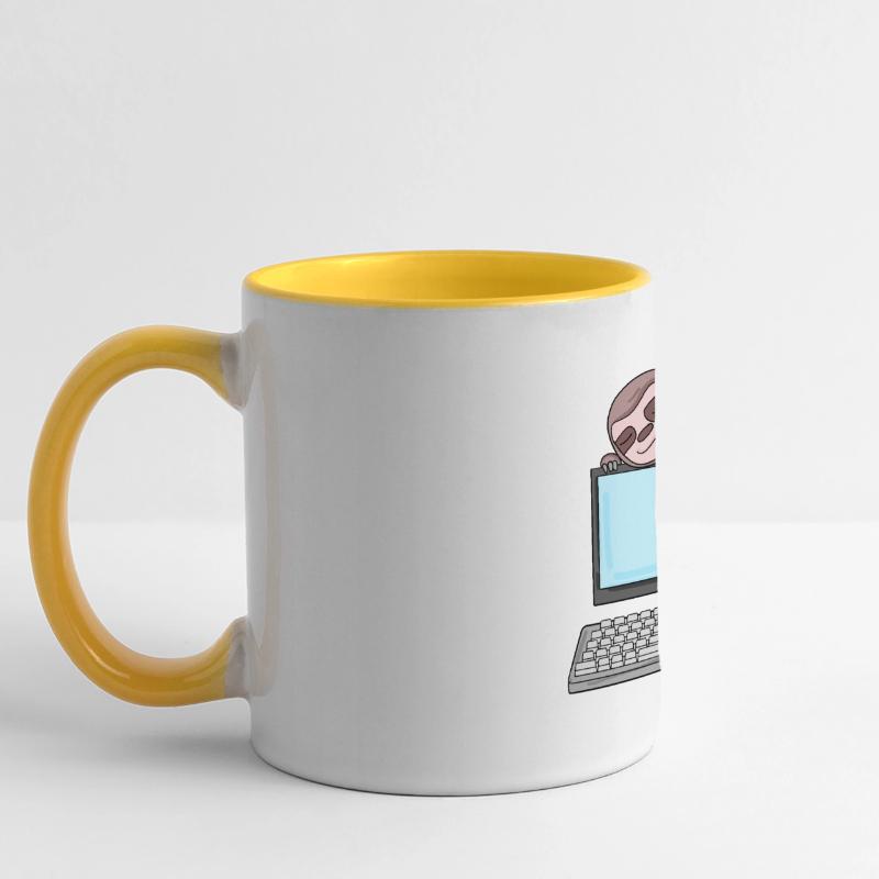 Computer Nerd Programmierer Geschenk Panoramatasse