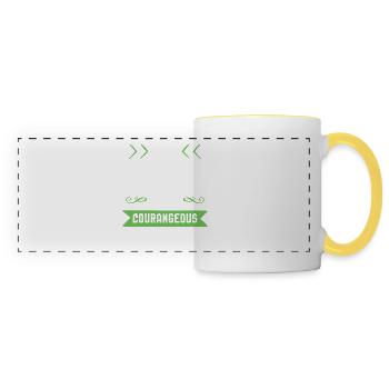 Bible Verses - Panoramic Mug - white/yellow - Front