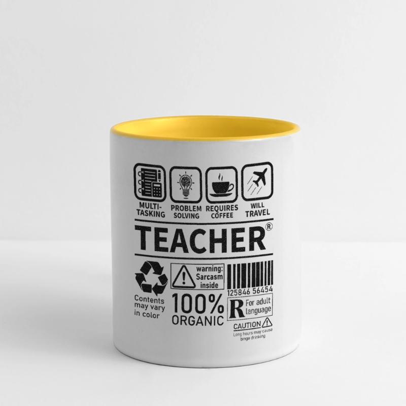 Teacher multi tasking problem solving requires Panoramic Mug
