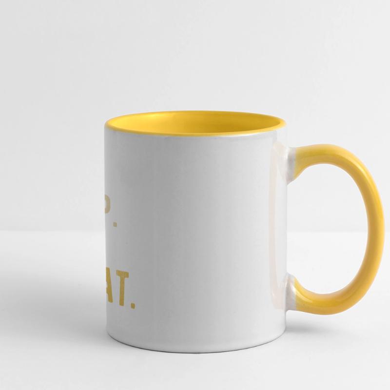 Eat Sleep Code Repeat Programmer Nerd Retro Panoramic Mug