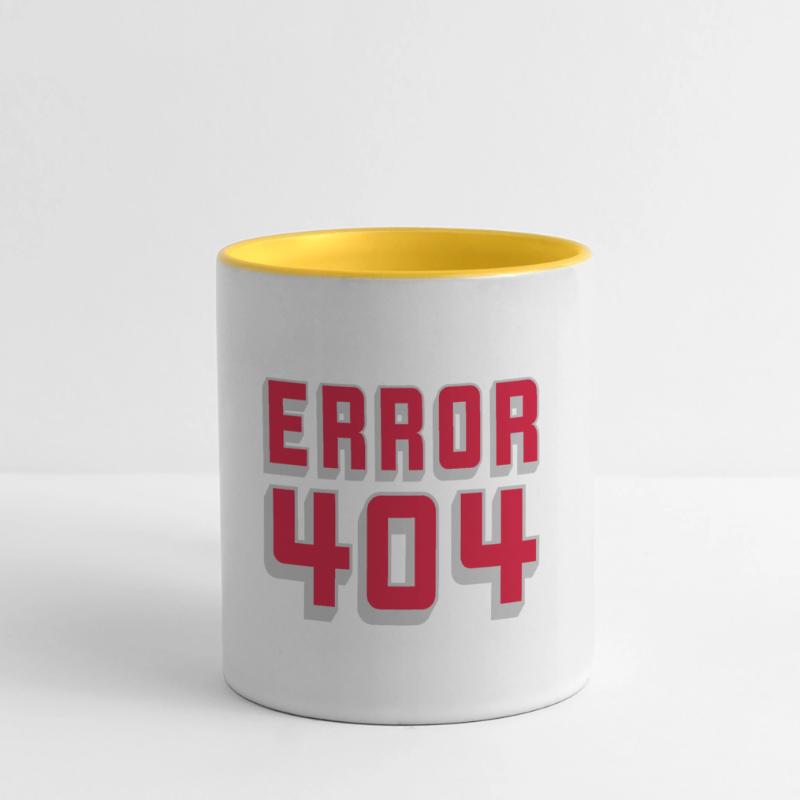 Connection Problem Error 404 Panoramic Mug