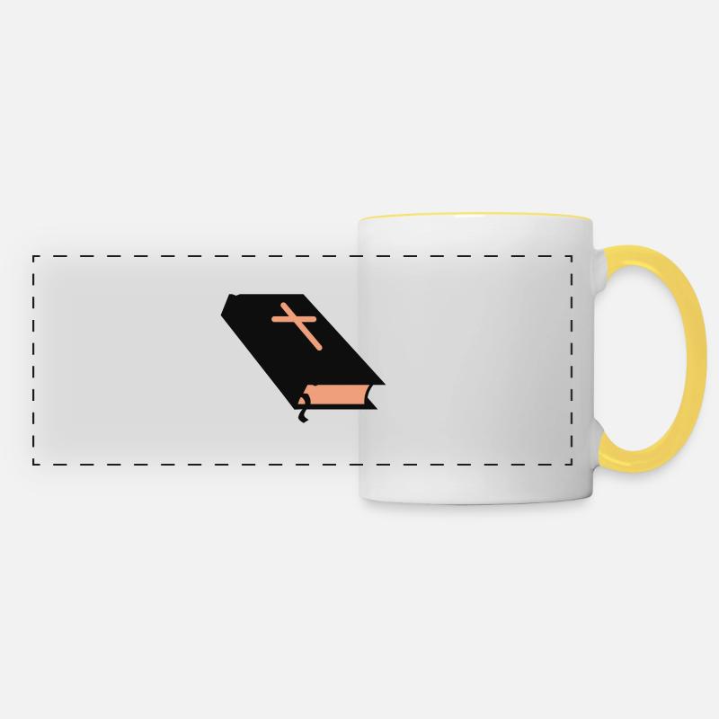 Bible - Panoramic Mug - white/yellow