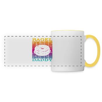 Bagel Daddy - Panoramatasse - Weiß/Gelb - Vorne