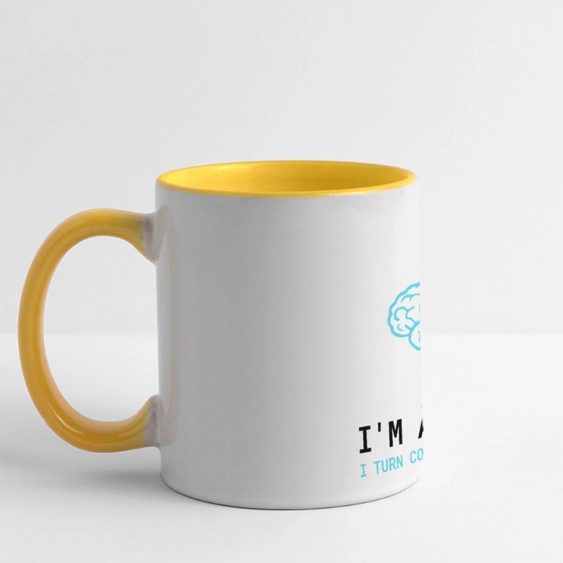 Coder T-Shirt: Coffee into Code – Nerdy Programmie Panoramic Mug