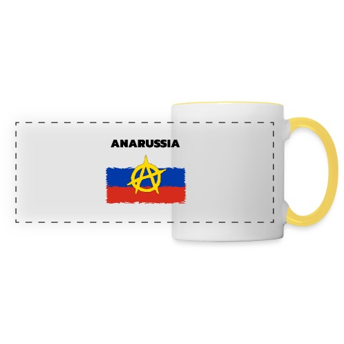 Anarussia Russia Flag Anarchy - Panoramatasse