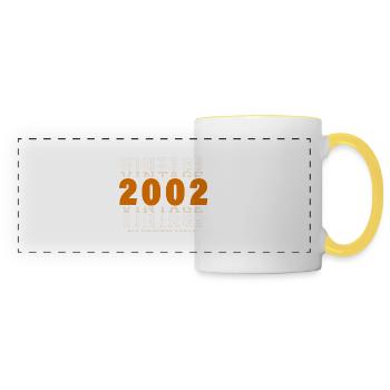 2002: Vintage - 22nd Anniversary - Panoramic Mug - white/yellow - Front