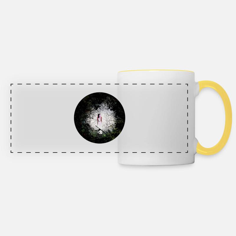 Lost - Panoramic Mug - white/yellow