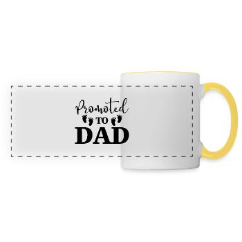 Promoted to DAD - Panoramatasse - Weiß/Gelb - Vorne